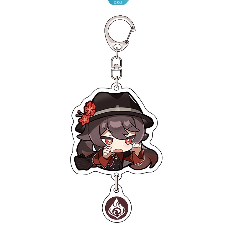 Game Genshin Impact Kamisato Ayato Itto Gorou Xiao Hu Tao Plat Akrilik Dekorasi Desktop Stand-up Sign Gantungan Kunci Anime Badge Cosplay Hadiah [ZK]