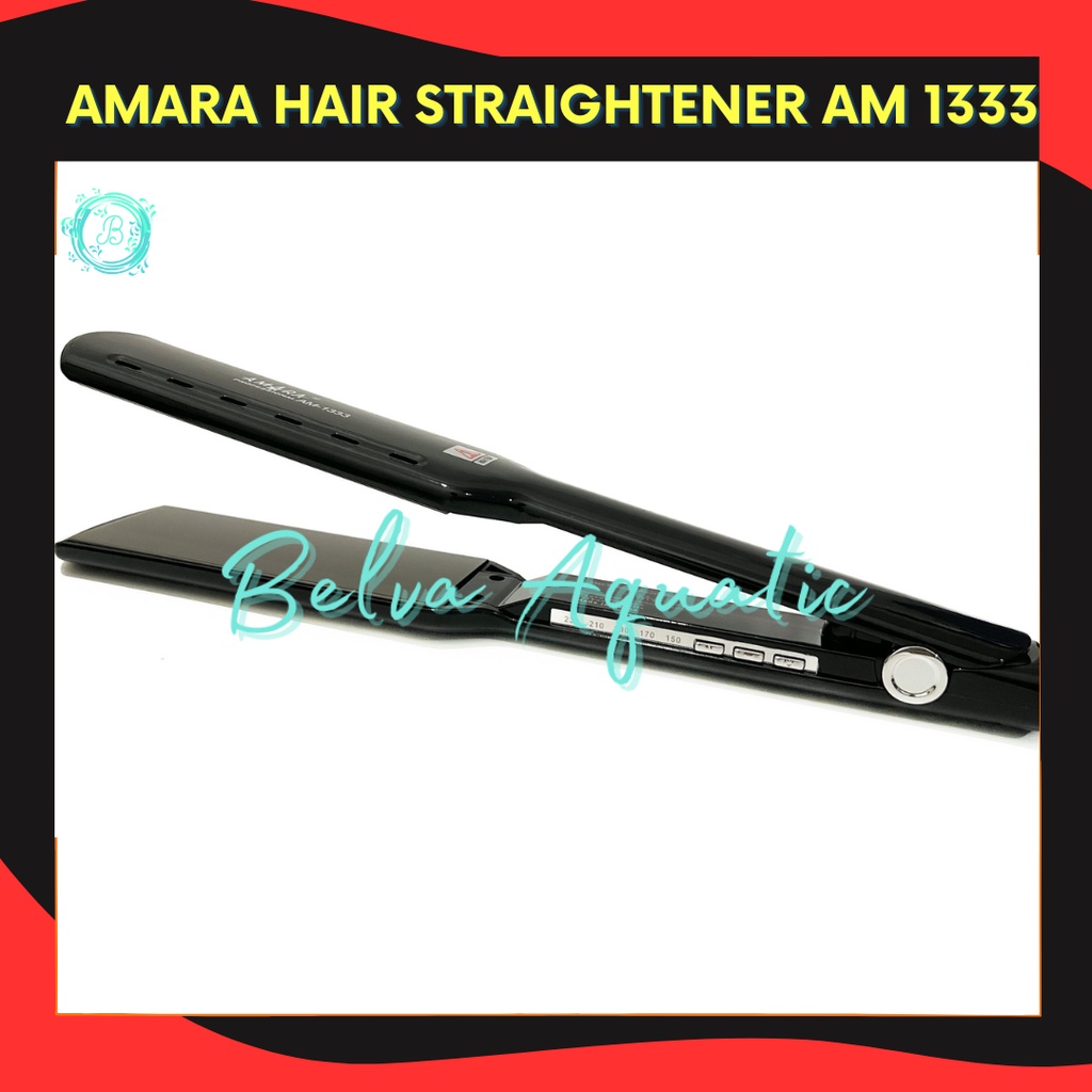 AMARA HAIR STRAIGHTENER AM 1888 Catokan Lurus Alat Pelurus Rambut Catokan Rambut Plat Lebar