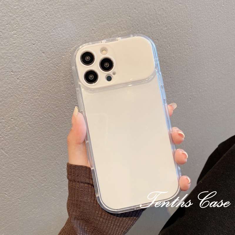 Casing Cermin Make Up Flip Untuk iPhone 11 Pro Max SE2020 X Xr7 8 6 6s Plus Soft Cover Warna Permen