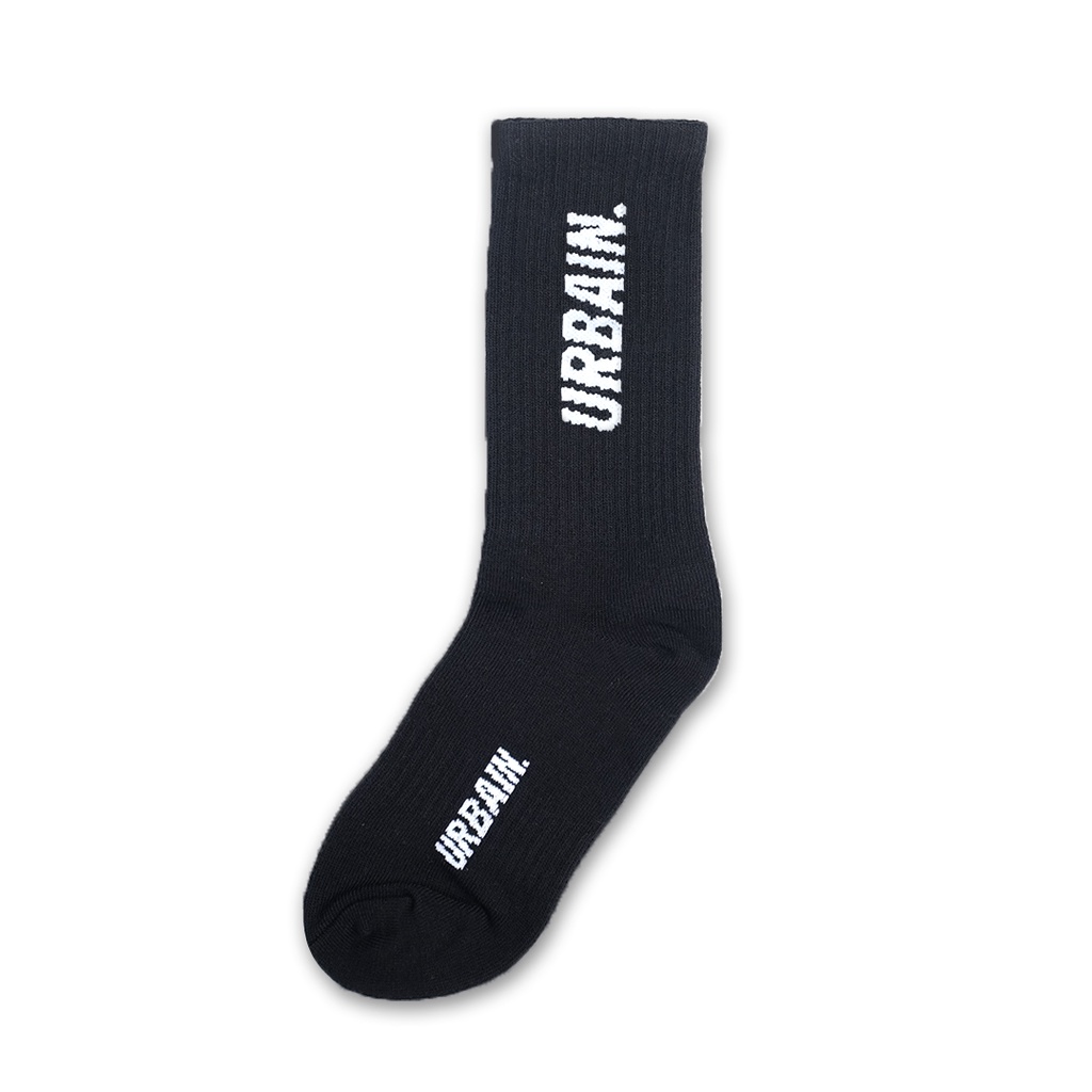 URBAIN Kaos Kaki Fond Sox - Black/White