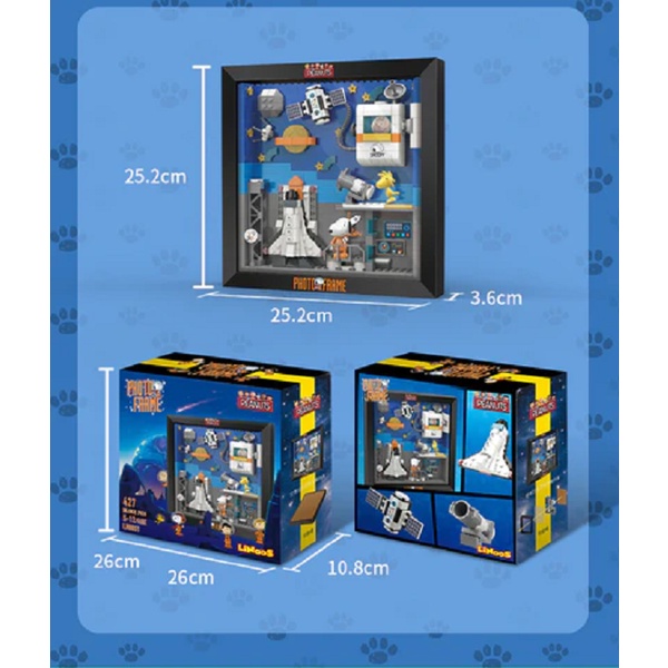 Toys LiNoos Peanuts Snoopy Photo Frame LN8051