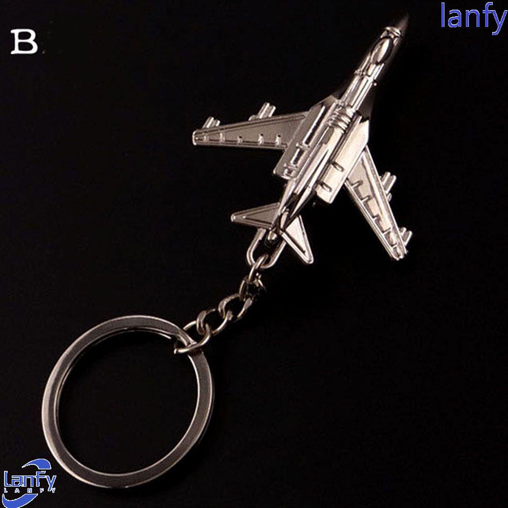 Lanfy Logam Populer New Arrival Gantungan Kunci Aviation Keychain Model Pesawat Gantungan Kunci