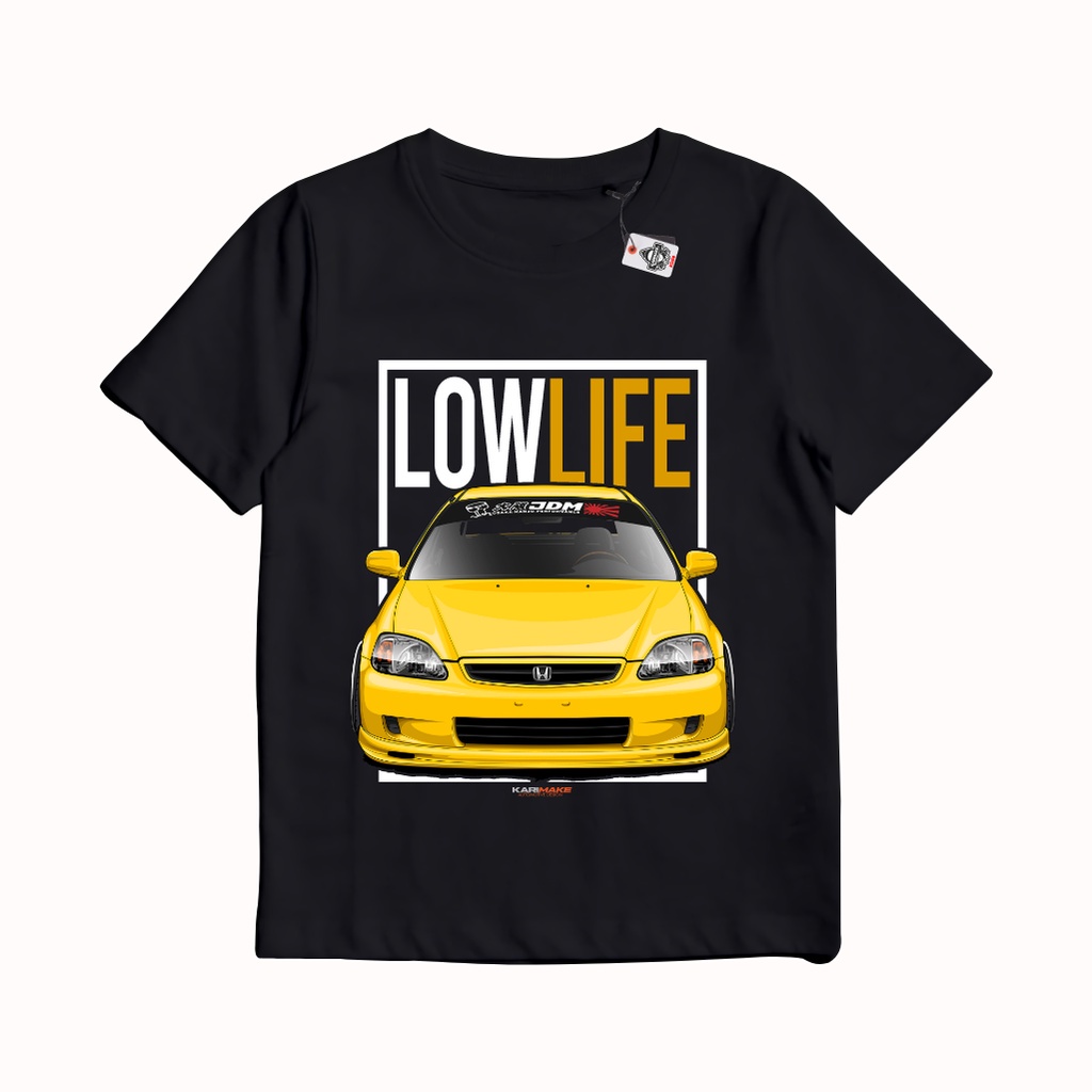 Kaos T Shirt Anak HONDA CIVIC FERIO EK9 TYPE R JDM Kaos Otomotif