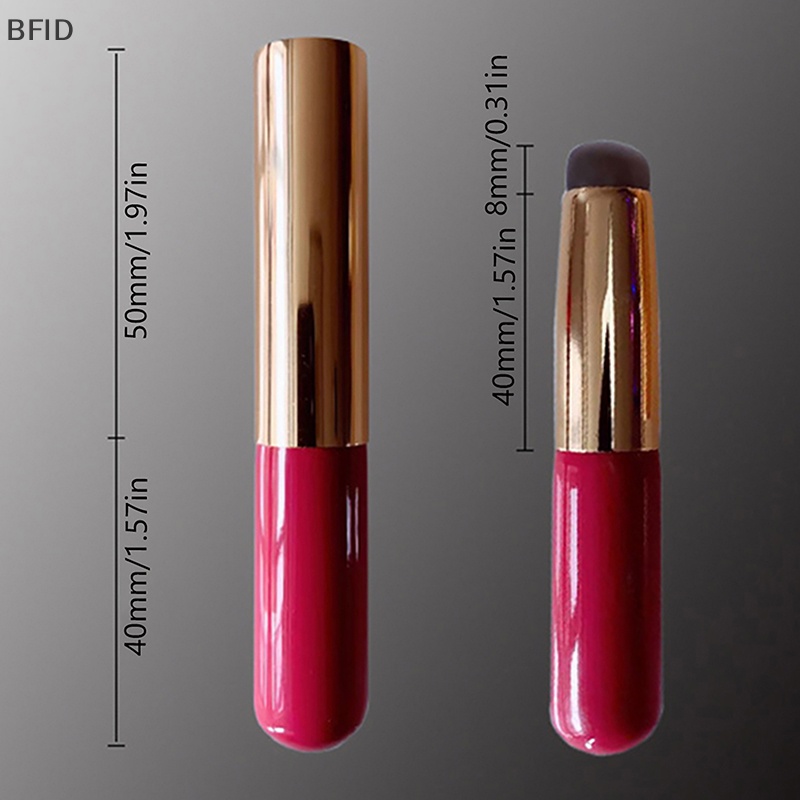 [BFID] Kuas Concealer Siku Silikon Seperti Ujung Jari Q Lembut Portable Kepala Bulat Cepat Alat Makeup Kuas Bibir Kosmetik Kecantikan [ID]