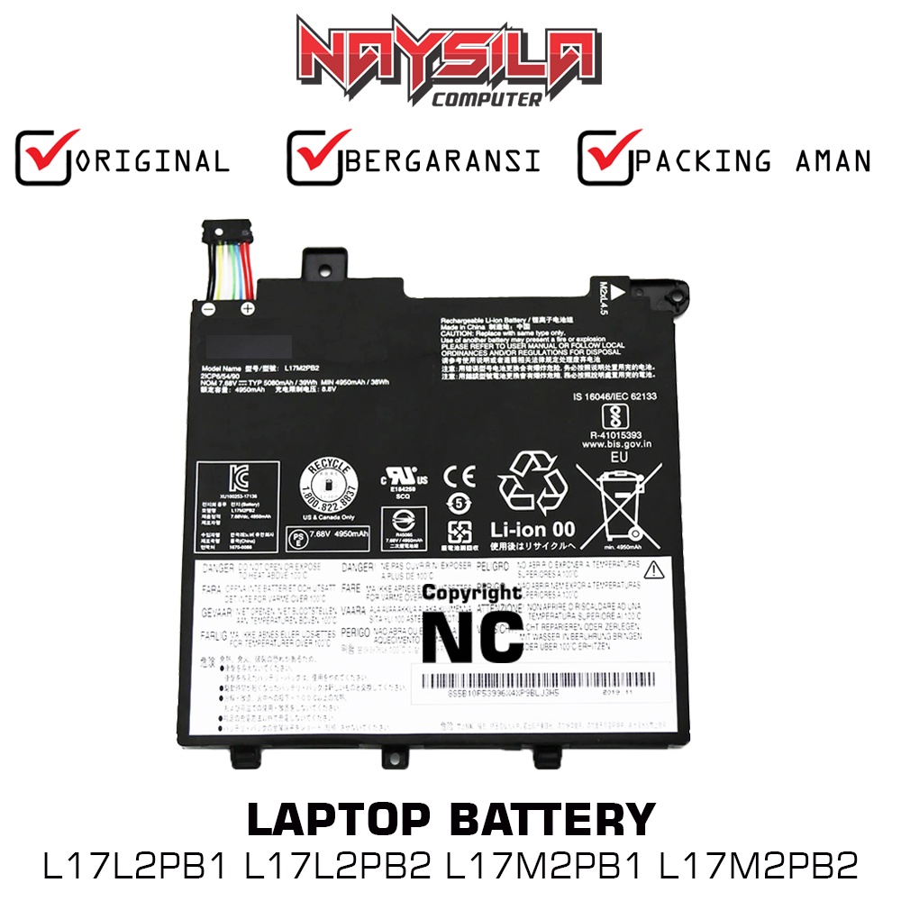 Baterai Internal Lenovo V330-14ARR V330-14IKB V130-14IGM V130-14IKB