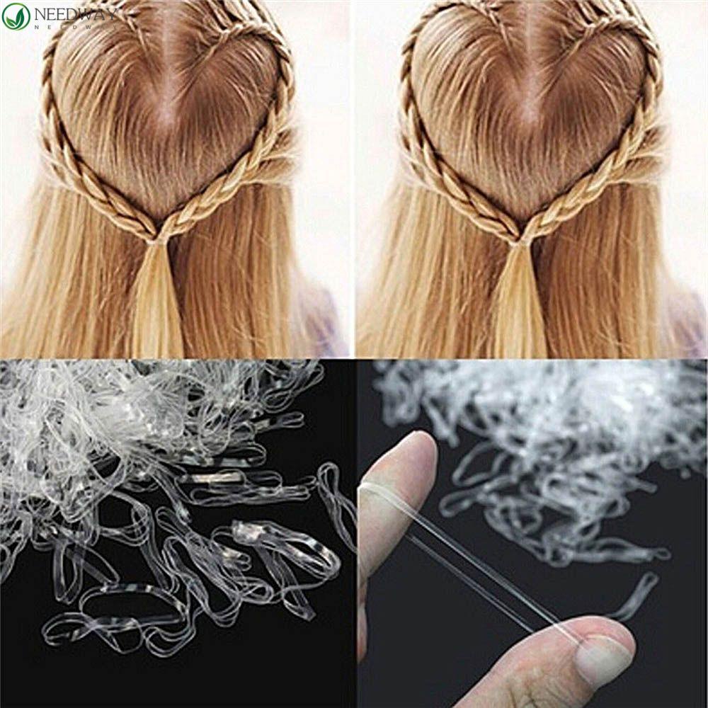 Needway Karet Rambut Karet Cewek Wanita Elastis 500pcs Ikat Rambut