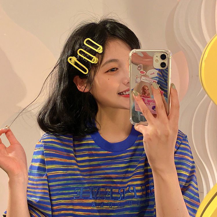 Set klip rambut warna-warni wanita fashion korea barang import dengan harga grosir bahan berkualitas import harga grosir bisa cod