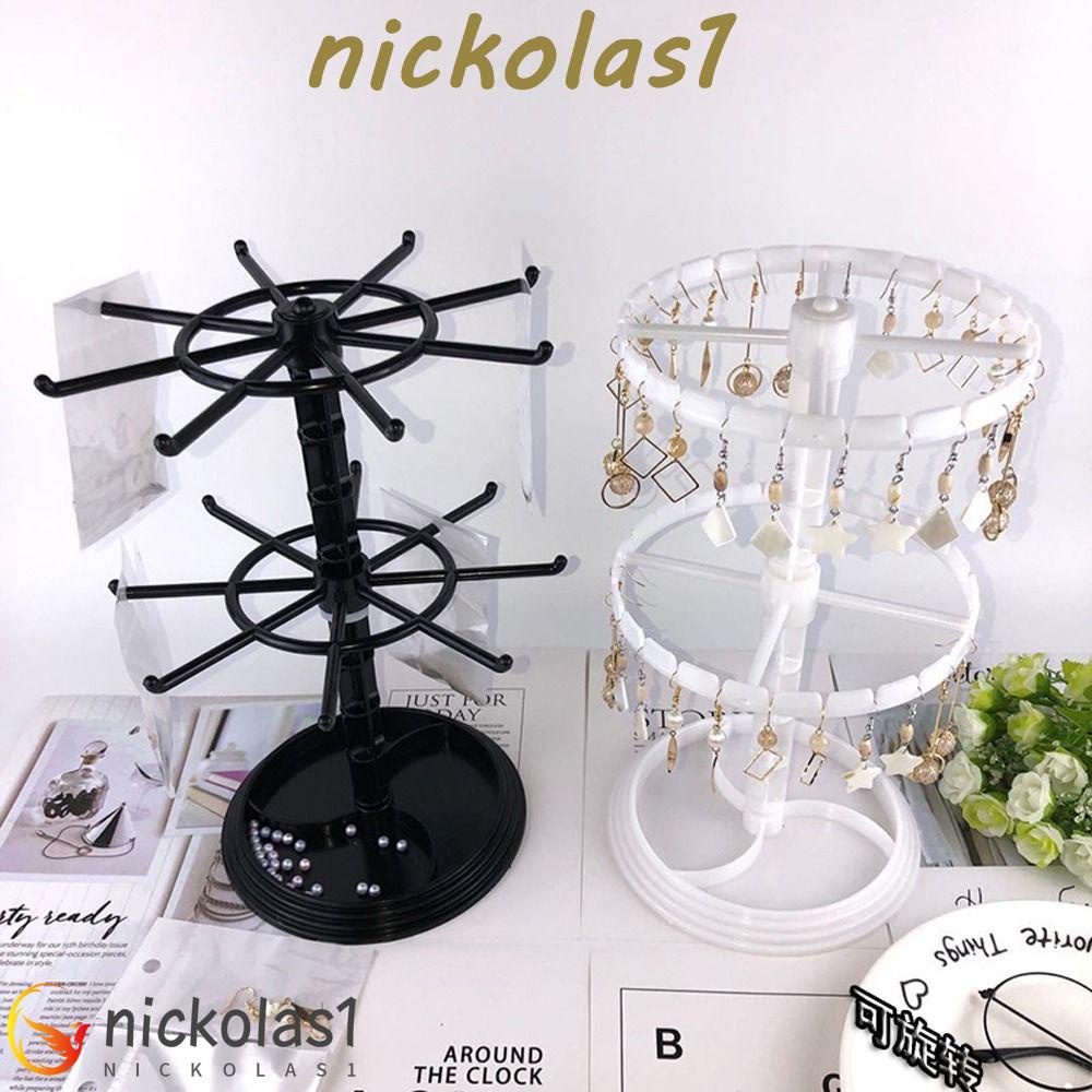 Nickolas1 Rotating Jewelry Display Detachable Elegant Pajangan Kalung Anting Rak Gelang Display Cincin Rak Korea Show Case