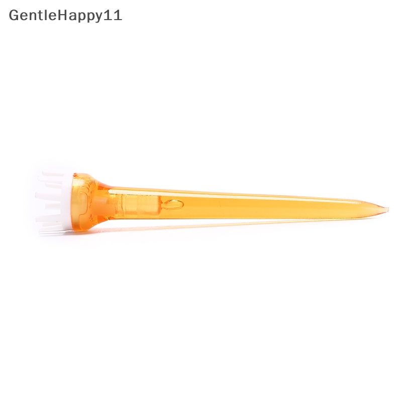 Gentlehappy 10pcs /set Warna Campur golf tee 78mm Transparan tee crown golf tee Aksesoris id