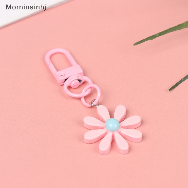 Mornin Gantungan Kunci Bunga Resin Penutup Headphone Keyring Kartun Pesona Tas Liontin id