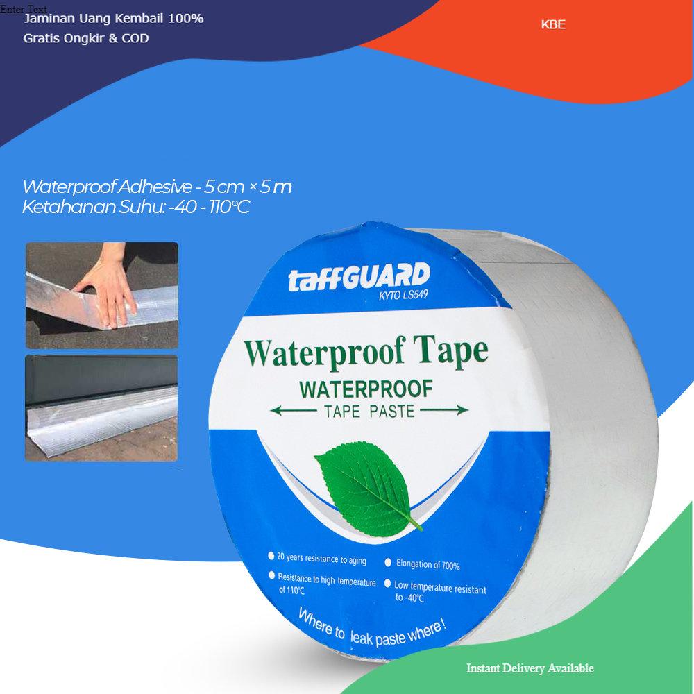 

Alat Perekat TaffGUARD KYTO Lakban Aluminium Foil Waterproof Adhesive 5 cm x 5 m - LS549 - Silver