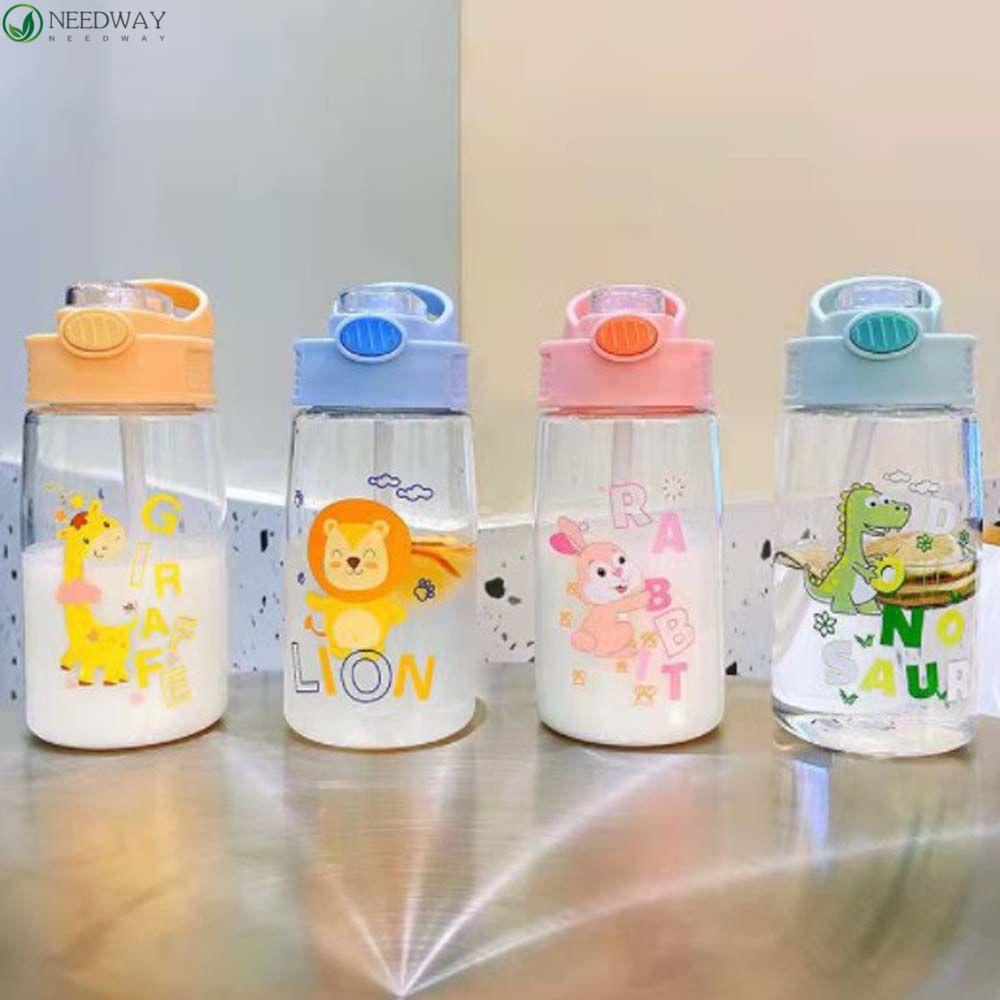 NEEDWAY Botol Minum Anak Bayi Musim Panas Dengan Sedotan Outdoor Mug Balita Anak Kids Sippy Cup