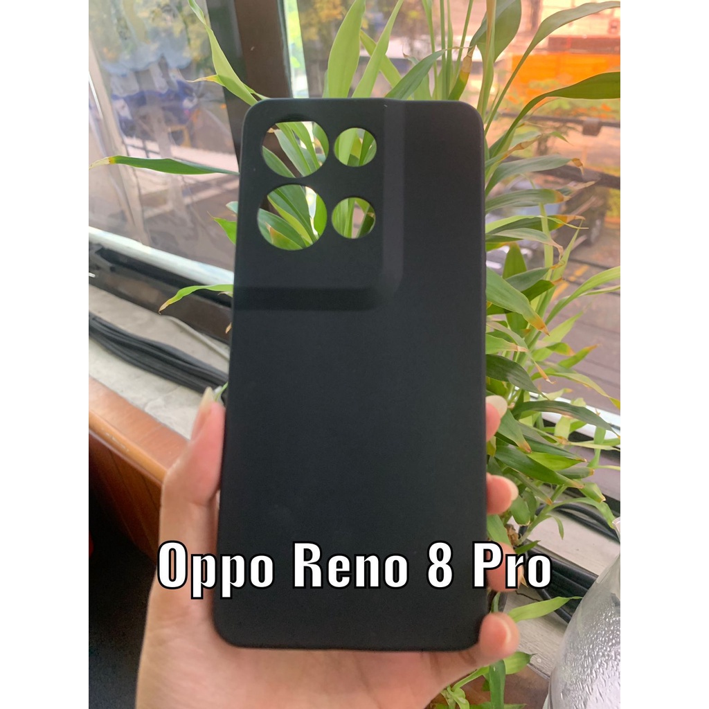 P/B- CASING SOFTCASE COVER Oppo Reno 8 4G / Reno 8 5G / Reno 8 Pro / Reno 7 4G / Reno 7 5G/ Reno 7z / Reno 6 4G / Reno 6 5G / Reno 5 / Reno 5F Soft Shell Soft Case Macaron Premium Case Black