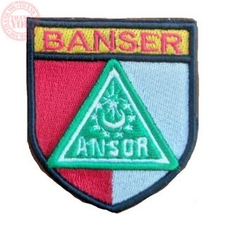 Bordir Bet Bordir Timbul Banser Perisai Bordir Nama Dadabisa pesan satuan