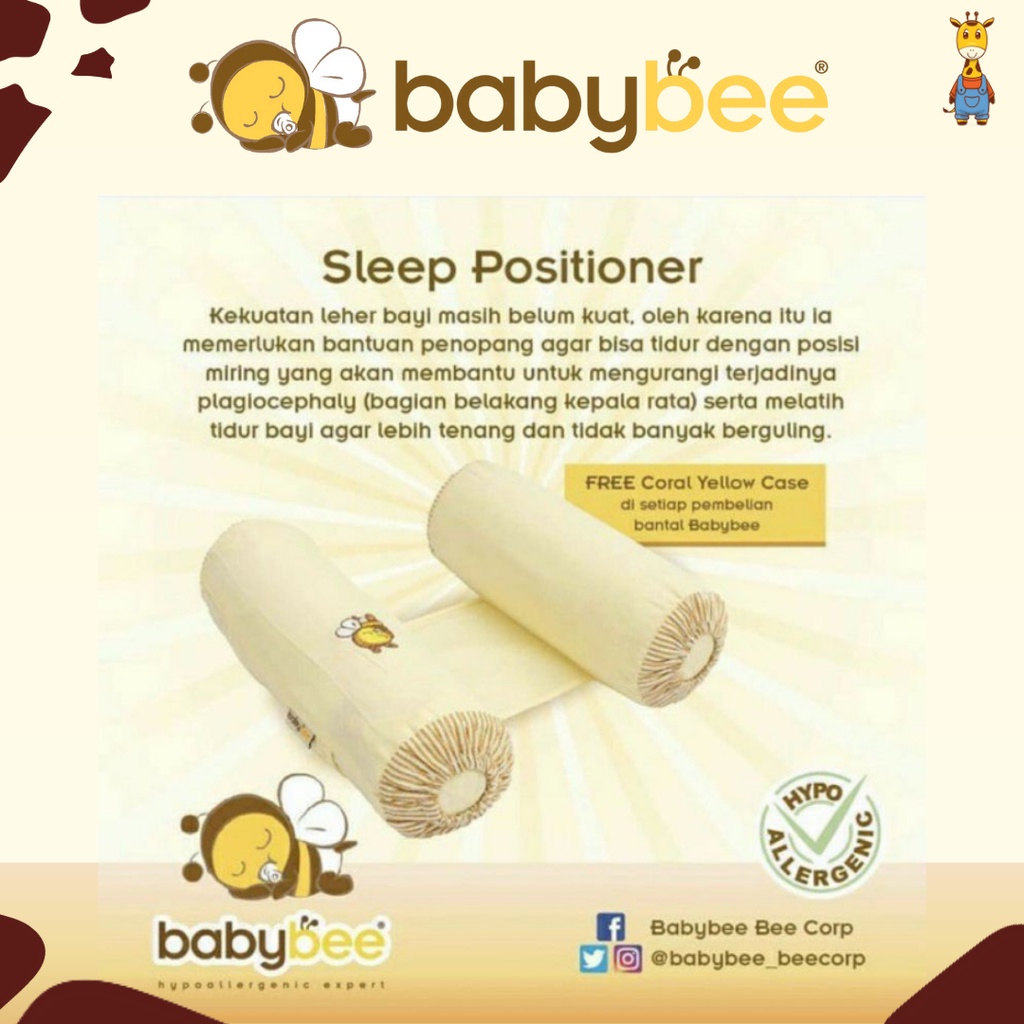 Babybee Sleep Positioner W/Case - Guling Bayi