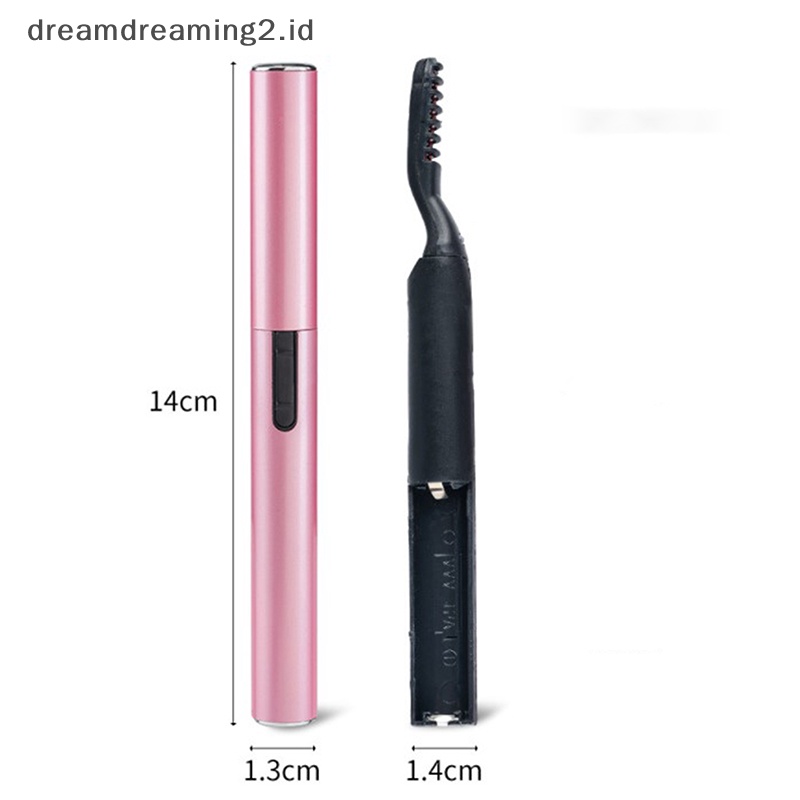 (drea) Makeup Portable Pen Style Electric Heated Eyelash Curler Makeup Bulu Mata //