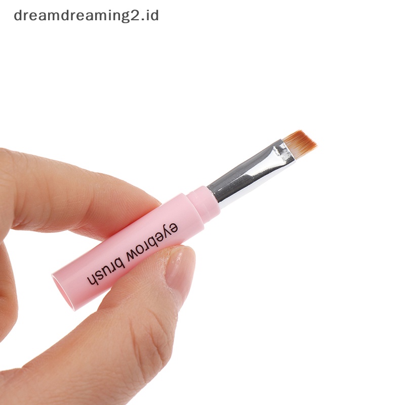 (drea) 4in1 Kuas Makeup Portable Kuas Bibir Eyeshadow Mini Pena Kosmetik Bisa Dilepas //