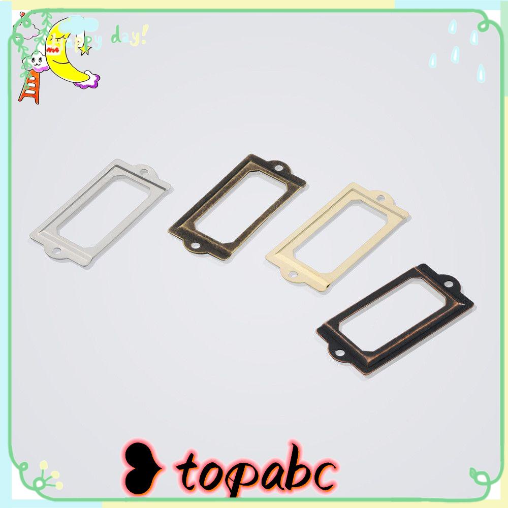 TOP Handle Lemari Tahan Lama Berguna Laci Lemari Peralatan Furniture Holder Kartu Nama Knob Pintu