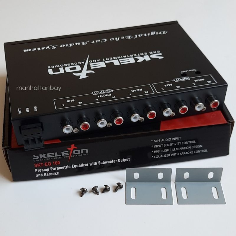 Pre Amp Parametric Equalizer dengan Subwoofer Output Dan Karaoke SKT EQ100