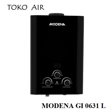 Pemanas Air Water Heater Gas Modena GI 0631 L Water Heater Gas Modena