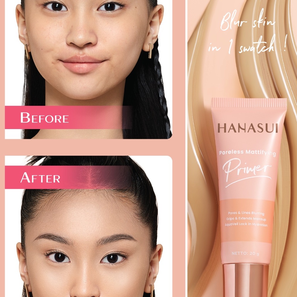 HANASUI PORELESS MATTIFYING PRIMER - NEW PRIMER BY HANASUI