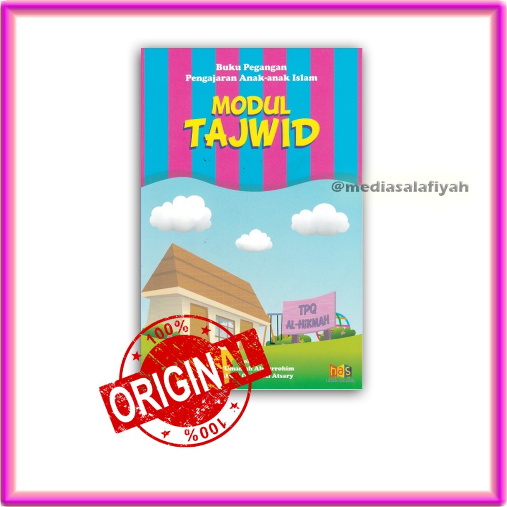 Buku Modul Tajwid Untuk Anak TK TPA TPQ - HAS