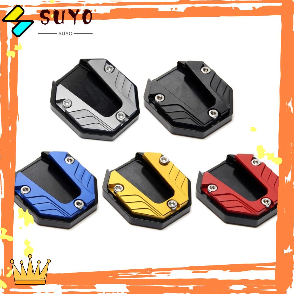 SUYO Sepeda Motor Kickstand Universal Large Foot Pad Penyangga Kaki Alas Plat Parkir