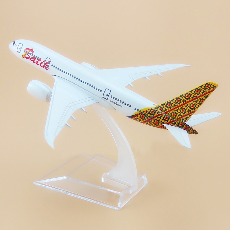 Indonesia Batik Air Boeing 787model Pesawat B787 Diecast Metal Airplane Pesawat Penerbangan Koleksi Hadiah