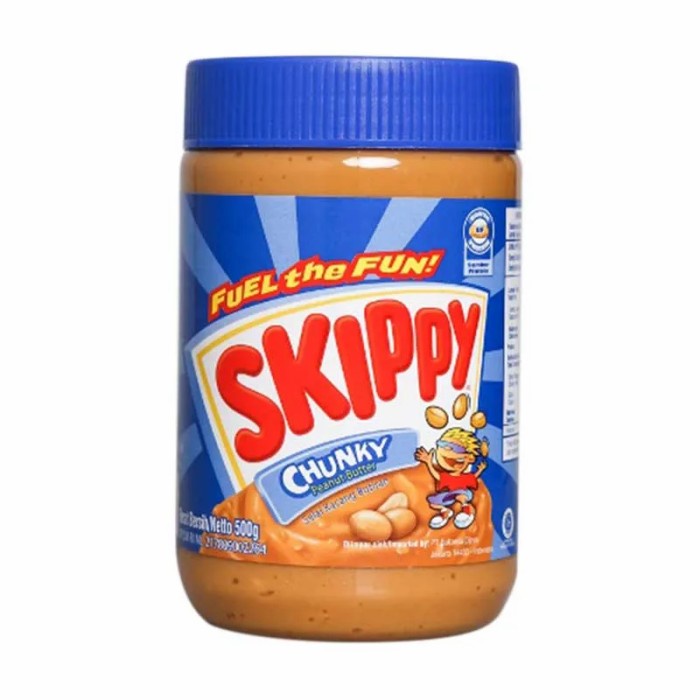 

Skippy Chunky Peanut Butter / Selai Roti Kacang 500gr