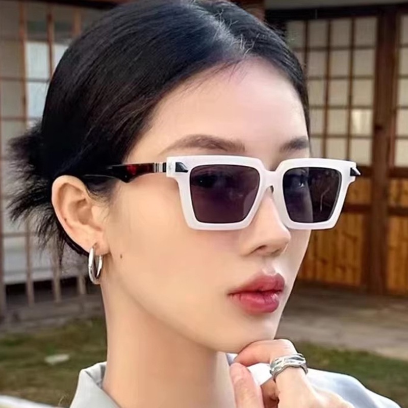 Korean Unisex Vintage Frame Sunglasses Kacamata