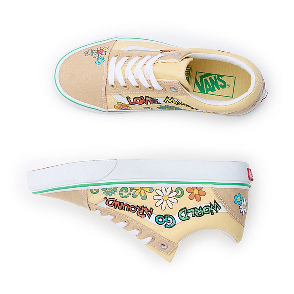 SEPATU VANS OFF THE WALL | OLD SKOOL SESAME STREET NATURAL