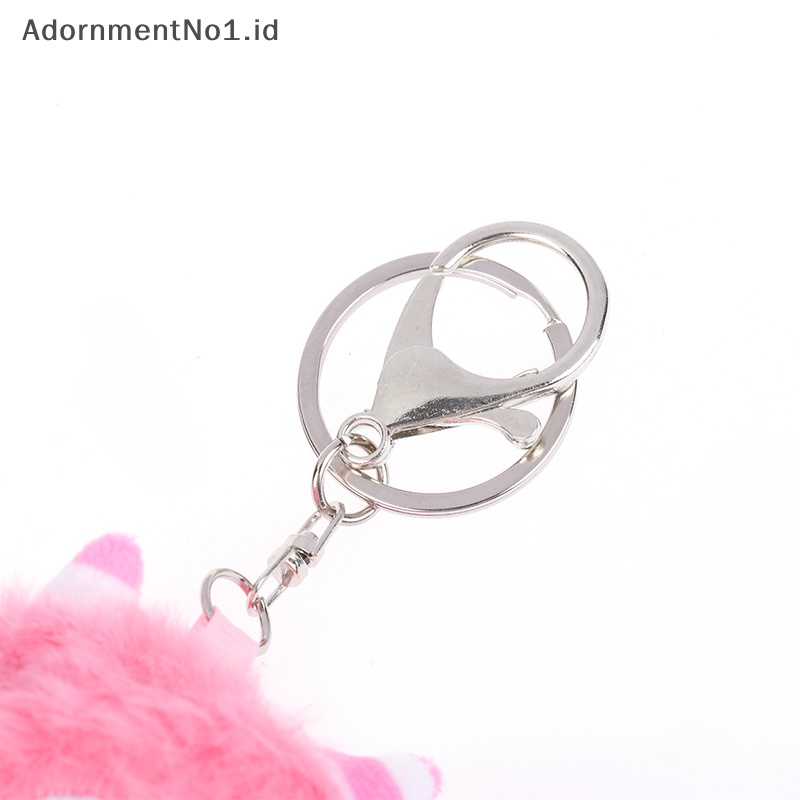[AdornmentNo1] Boneka Plush gantungan kunci liontin kreatif kartun Monster boneka gantungan kunci cinta mobil gantungan kunci Earphone Cover tas dekorasi hadiah