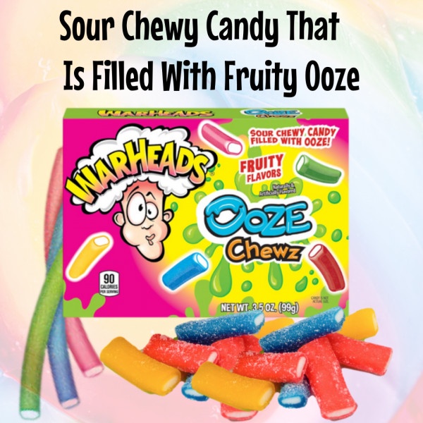 Warheads Sour Chewy Candy Filled with Ooze Fruity Flavor 3.5oz 99g