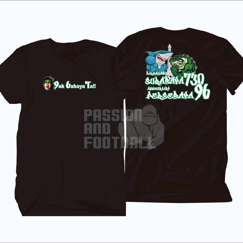 T-SHIRT 9AK 6AHAYA TA PERSEBAYA DIRGAHAYU 730 ANNIVERSARY 96