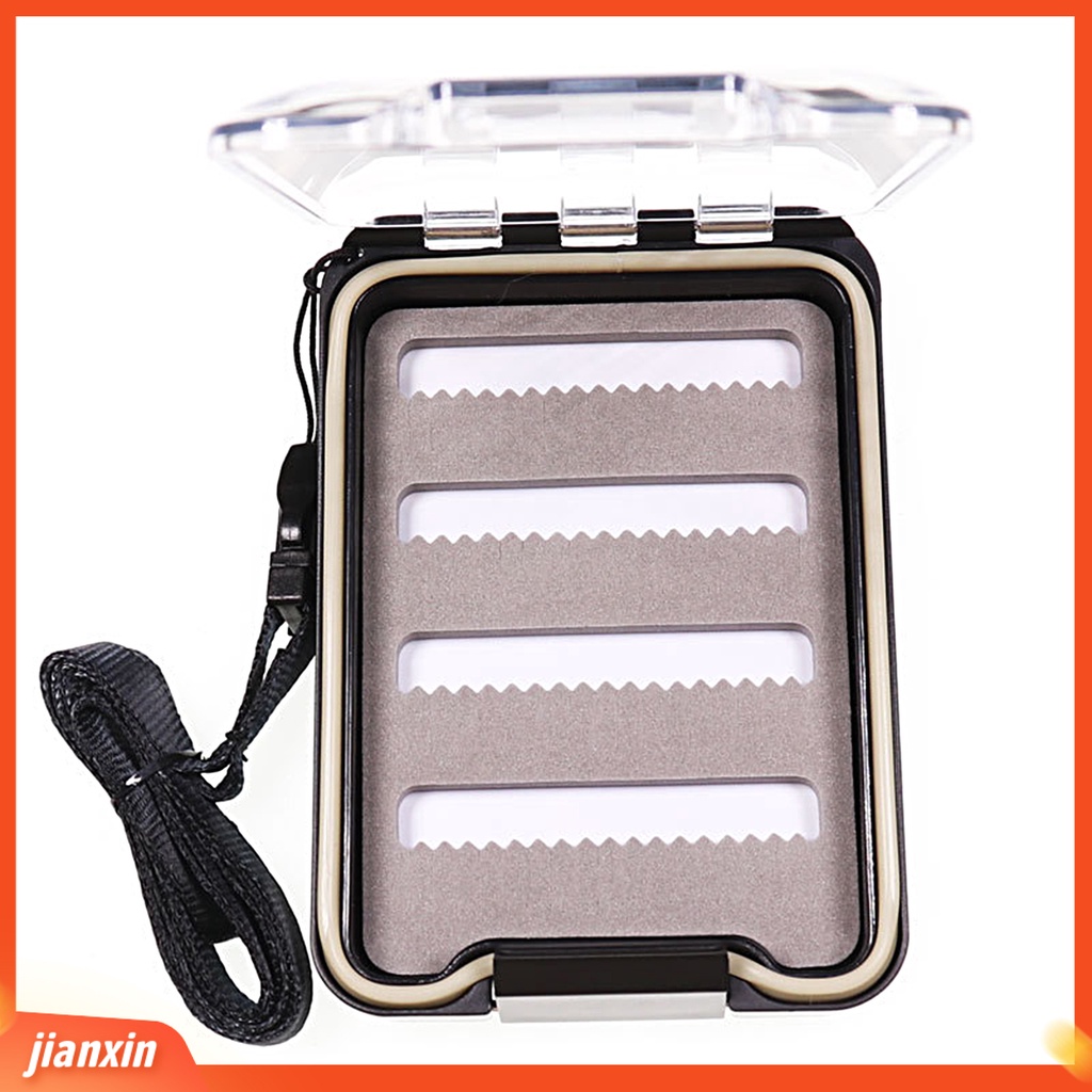 (In Stock) Fly Fishing Box Jendela Transparan Kapasitas Besar Tahan Air Tahan Aus Penyimpanan Anti Gores Umpan Lalat Satu Sisi Fishing Tackle Hook Wadah Penyimpanan Umpan Untuk Outdoor
