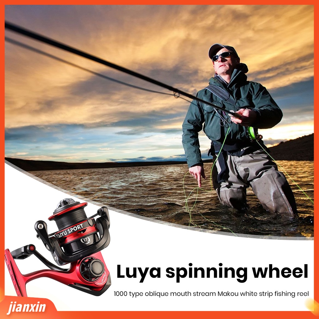 (In Stock) Spinning Reel Waterproof Alat Pancing Tangan Kiri/Kanan Operasi Sederhana Portable Sea Fishing Wheel Perlengkapan Memancing Luar Ruangan