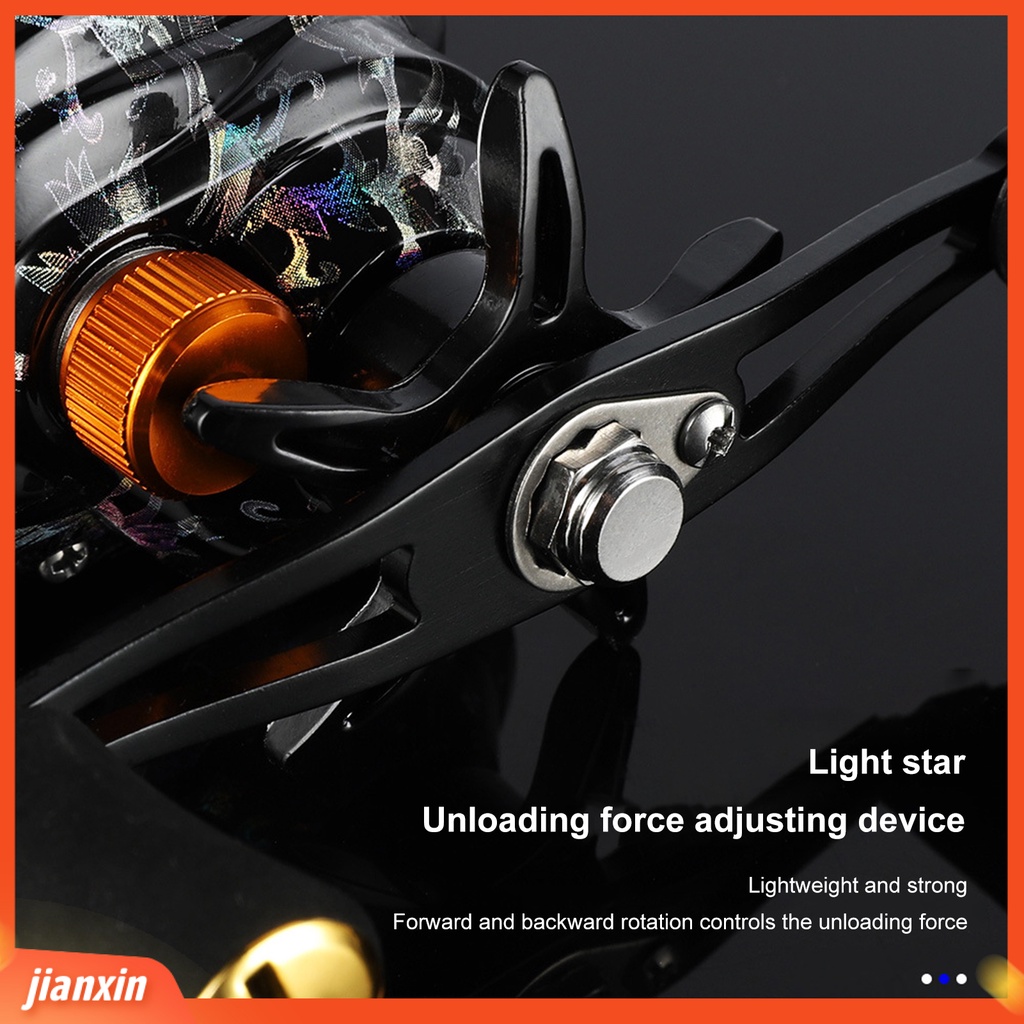 (In Stock) Gulungan Pancing Hardness Adjustable Metal Spinning Reel High Speed Baitcaster Dengan 13+1 Ball Bearing Untuk Outdoor