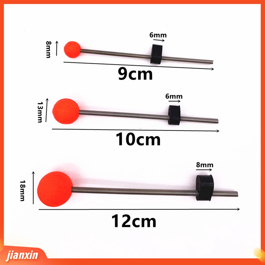 (In Stock) 5Pcs Tips Joran Pancing Es Spring Ball Tahan Suhu Rendah Ketangguhan Yang Baik Tip Tiang Pancing Portable Untuk Air Tawar Air Asin