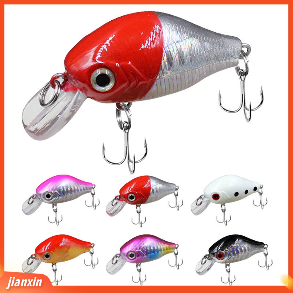 (In Stock) Outdoor Sinking Stream Hard Fishing Lure 60mm Umpan Tackle Untuk Trout Tengger Bass