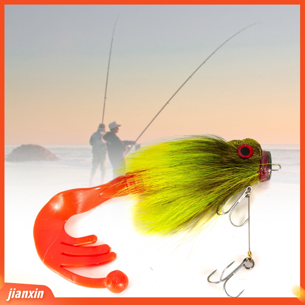 (In Stock) Umpan Simulasi Bulu Menarik Kawat Baja Air Tikus Umpan Palsu Untuk Pecinta Pancing