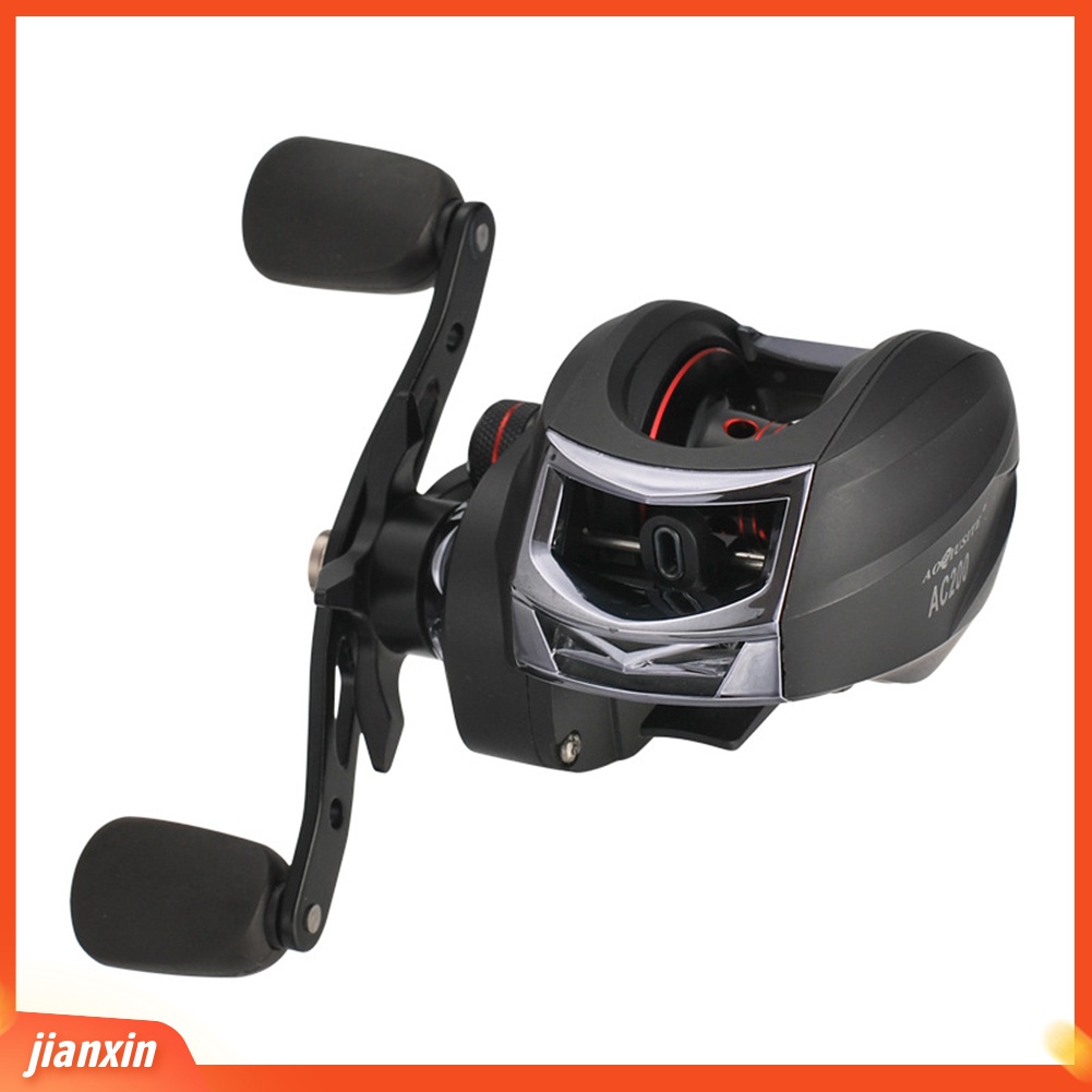 (In Stock) 6.3/1 Gear Kiri Kanan Tangan Baitcasting Reel Untuk Memancing Air Tawar Air Asin
