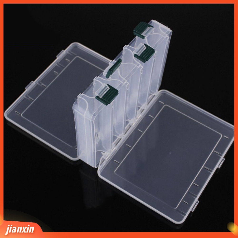 (In Stock) Double Layers Fish Lure Bait Hook Tackle Box Tempat Penyimpanan Alat Pancing Wadah