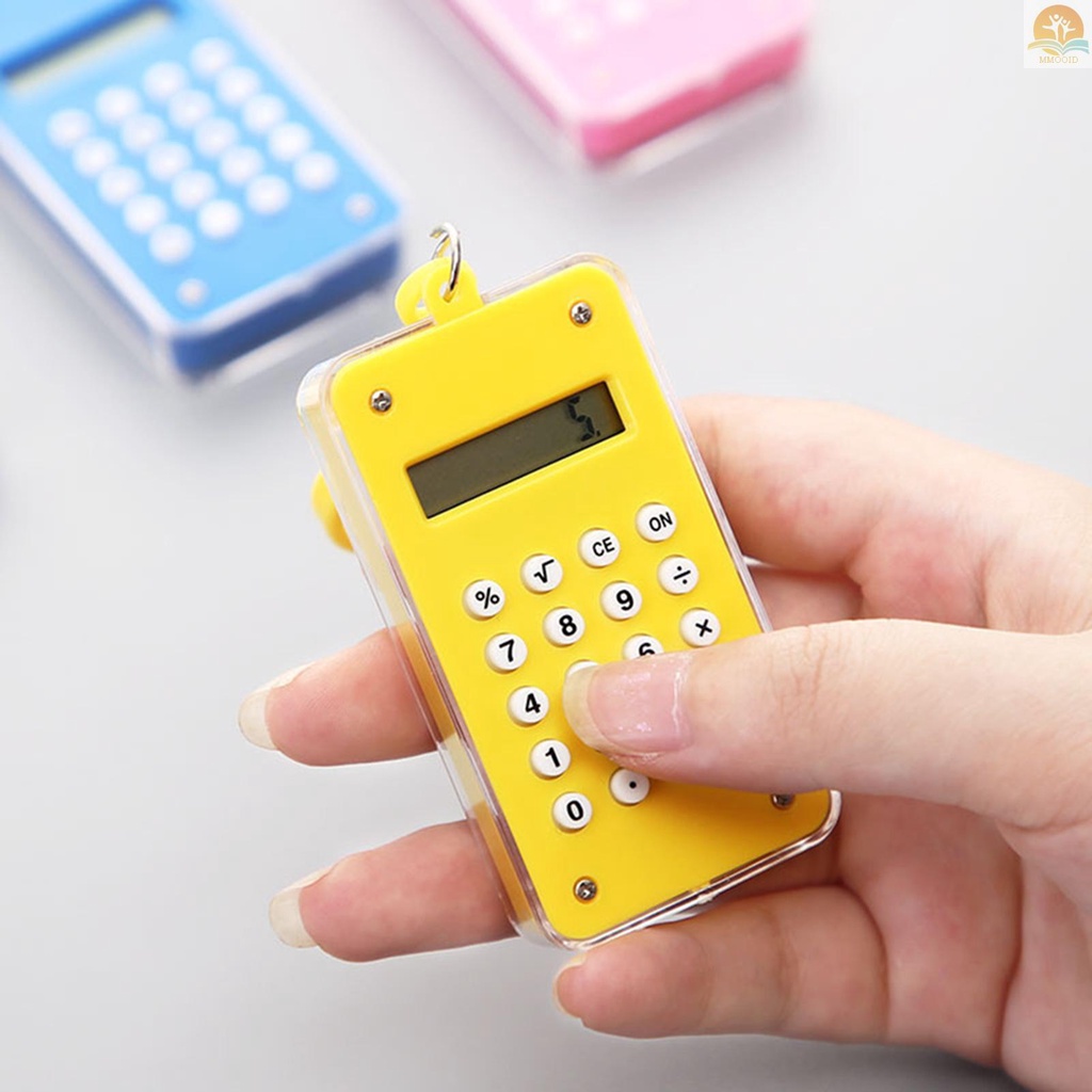 In Stock Kalkulator Lucu Mini Dengan 8digit Display Kalkulator Elektronik Saku Portabel Warna Permen Untuk Kantor Siswa Sekolah Anak Perlengkapan Alat Tulis Belajar Matematika Random C