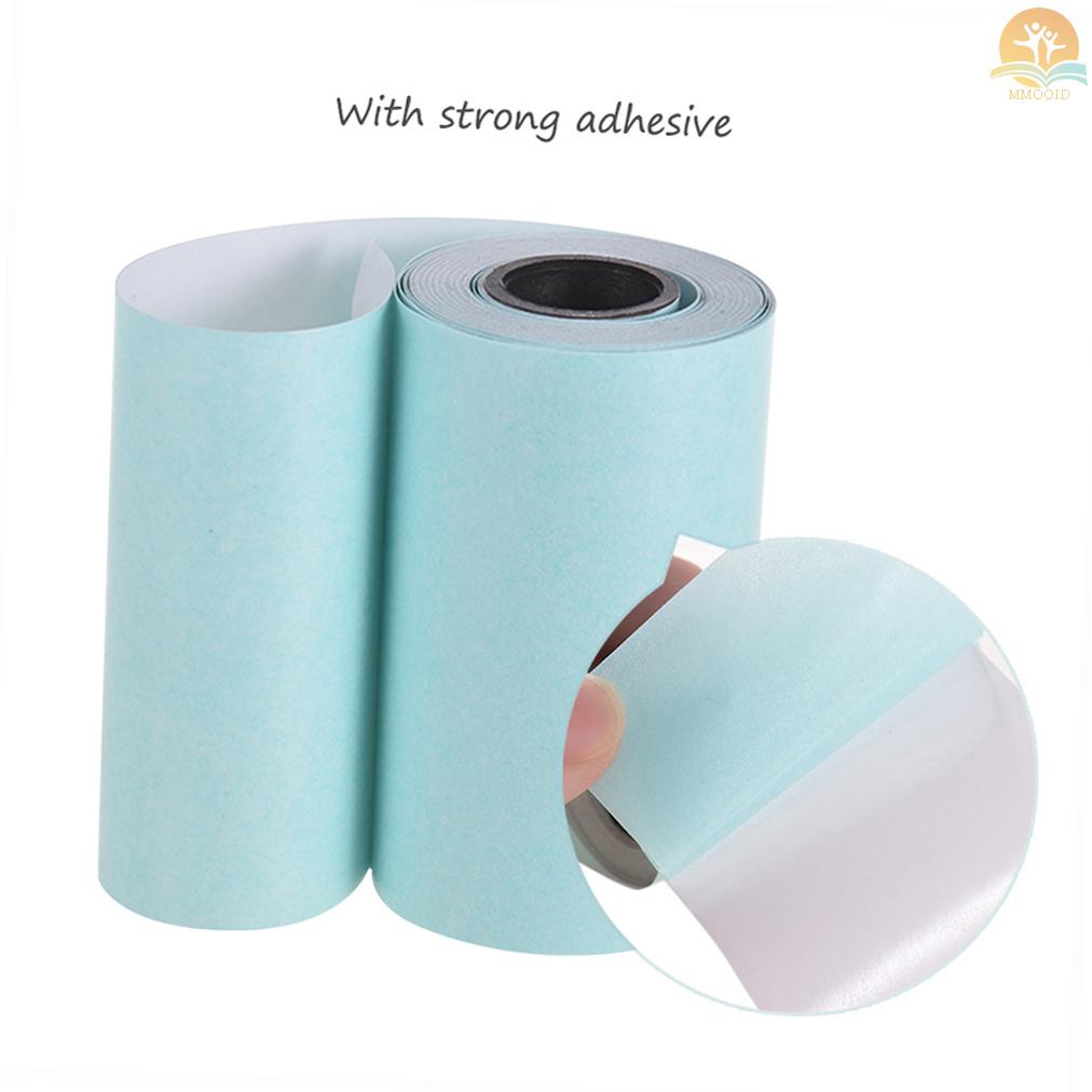 In Stock Printable Sticker Paper Roll Kertas Thermal Langsung Dengan Perekat Diri 57*30mm (2.17*1.18in) Untuk PeriPage A6 Pocket Thermal Printer Untuk PAPERANG P1/P2 Mini Photo Printer,3 R