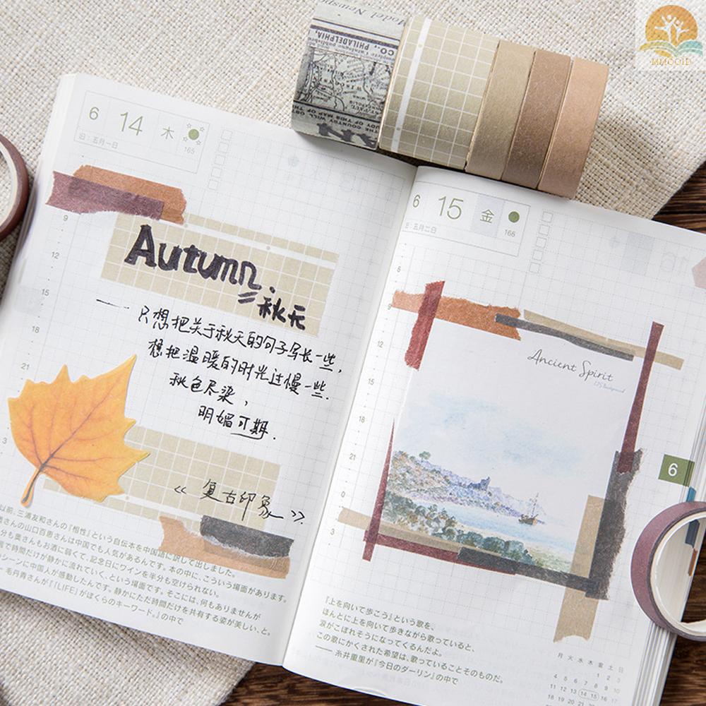 In Stock Sweet Dream Series Washi Japanese Paper Tape Scrapbooking Tape Gulungan 2meter Untuk Dekorasi DIY Jurnal Scrapbook Pembungkus Kado