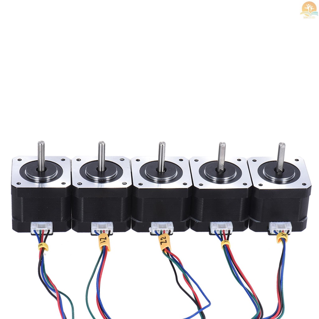 In Stock 1pcs Nema 17stepper Stepping Motor Drive Control 2phase 1.8 Derajat 0.9A 0.4N.M 42mm Dengan Kabel Timah 90cm 3D Printer/CNC Pengganti Aksesori