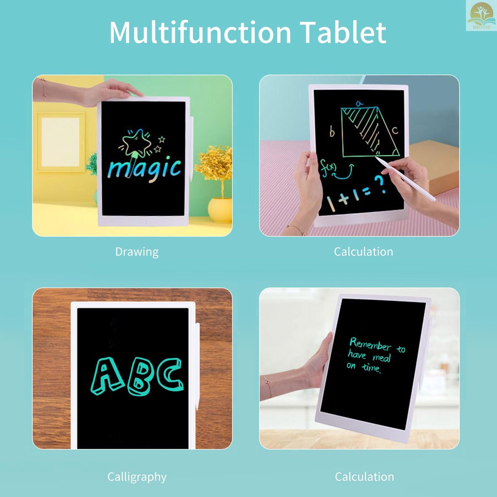 In Stock 13 Inch LCD Writing  Board Monochrome Screen with Stylus Drawing Writing Taking Notes Leaving Messages for Toddlers Boys Girls &amp; Adults Black