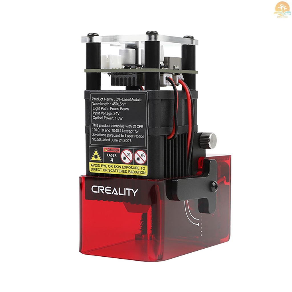 In Stock Creality Ender-3 S1 CV-Modul Laser 24V 1.6W Kepala Laser Kompatibel Dengan Ender-3 S1 PRO/Ender-3 S1 Plus CV-01 PRO CNC Mesin Ukir Laser Fokus Yang Tepat Laser Spot Jeot