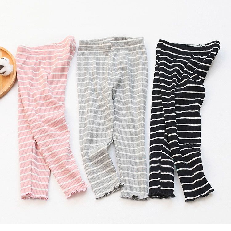 ZASKIYA- Legging Lalia Panjang / Legging Panjang Anak Motif Salur