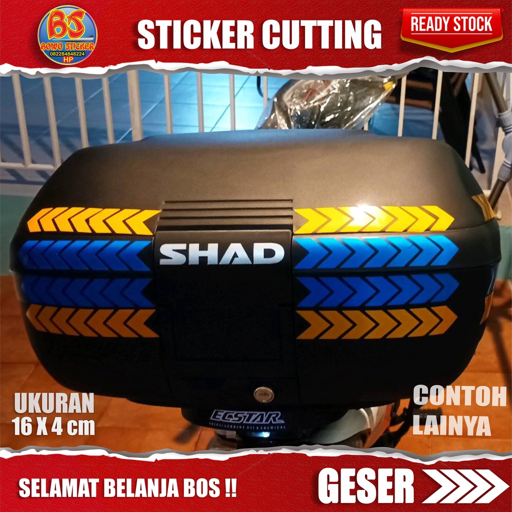 

STICKER BOX MOTOR PANAH GARIS POLISI CUTTING